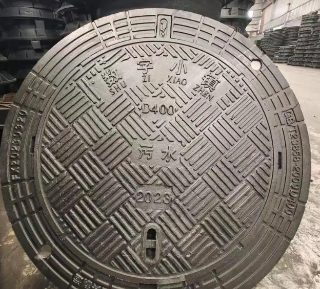 兰州球墨铸铁防沉降井盖展示